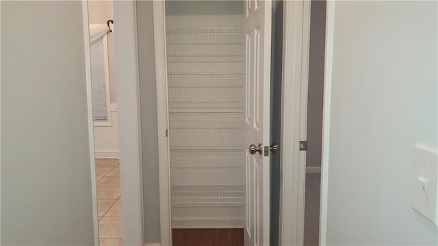 view of closet