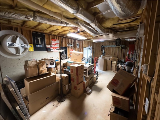 111 Bexley Ln, Douglasville, GA 30134 - unfinished below grade area with washing machine and dryer