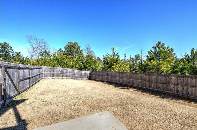 view of yard featuring a patio area