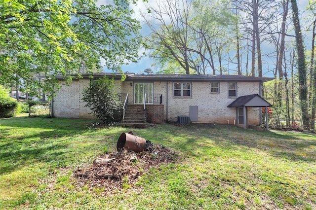 9258 Westview Dr SW, Covington, GA 30014 - view of front of house with brick siding and a front lawn
