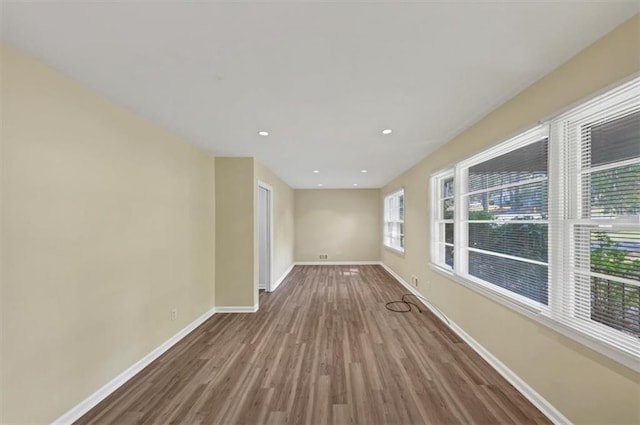 9258 Westview Dr SW, Covington, GA 30014 - unfurnished room with recessed lighting, baseboards, and wood finished floors