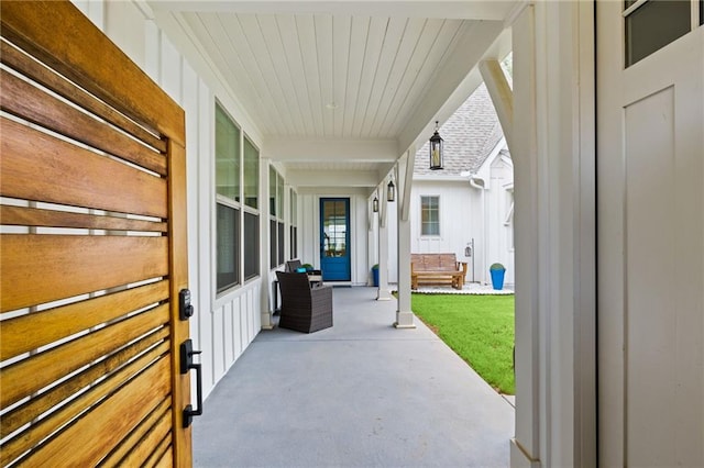 view of patio / terrace featuring a porch