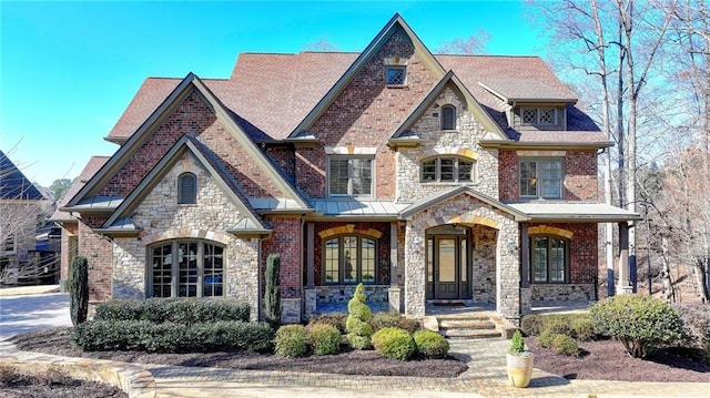 view of front of home with covered porch