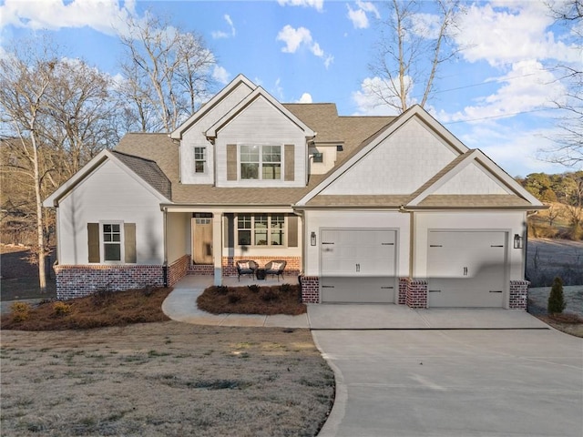 view of front property with a front yard and cooling unit