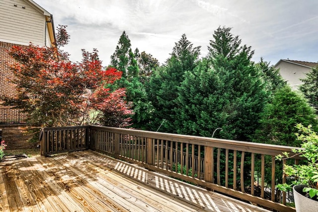 11760 Stratham Dr, Alpharetta, GA 30009 - view of wooden deck
