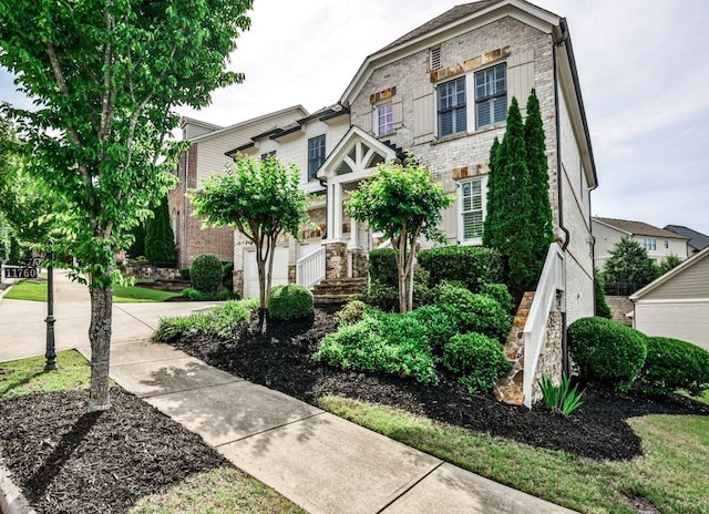 11760 Stratham Dr, Alpharetta, GA 30009 - view of front of home with brick siding and driveway