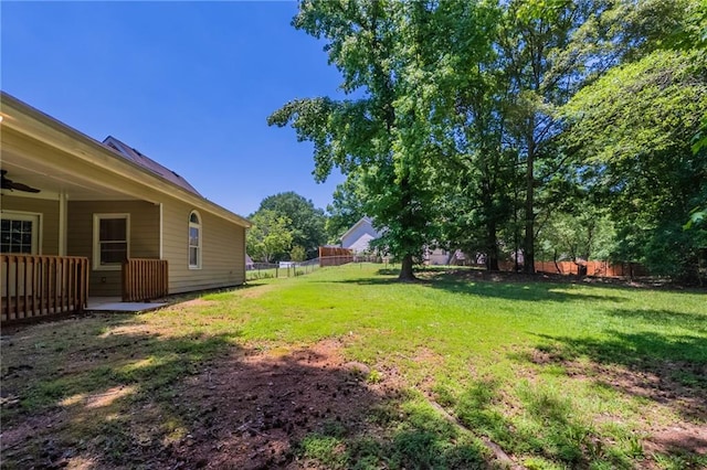 1406 Windy Ridge Ct SE, Conyers, GA 30013 - view of yard featuring a ceiling fan