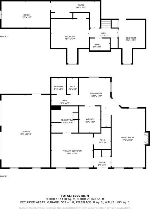 1406 Windy Ridge Ct SE, Conyers, GA 30013 - property floor plan