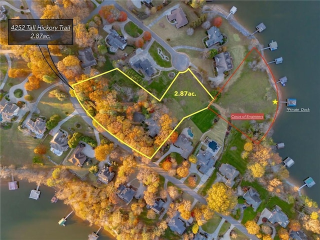 4252 Tall Hickory Trl, Gainesville, GA 30506 - map of property location featuring property parcel outlined