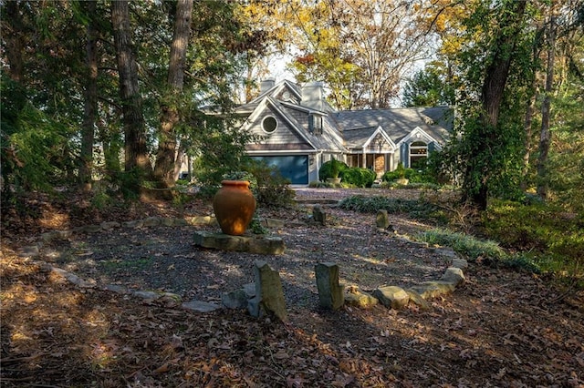 4252 Tall Hickory Trl, Gainesville, GA 30506 - view of front of house with a chimney