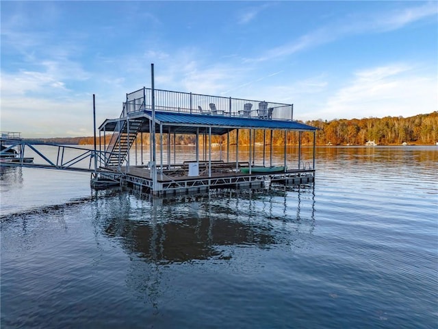 4252 Tall Hickory Trl, Gainesville, GA 30506 - dock featuring a water view
