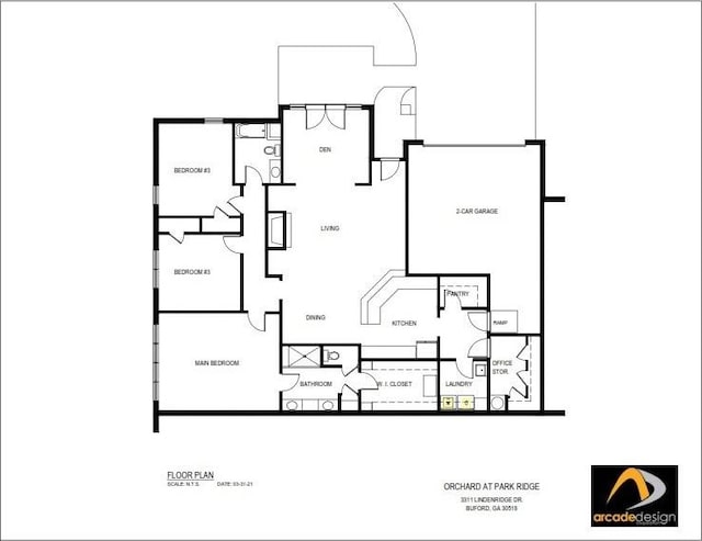 3311 Lindenridge Dr, Buford, GA 30519 - plan