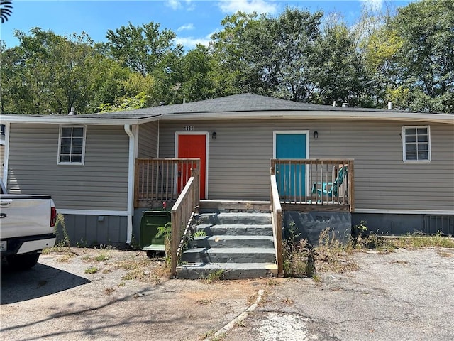 view of manufactured / mobile home