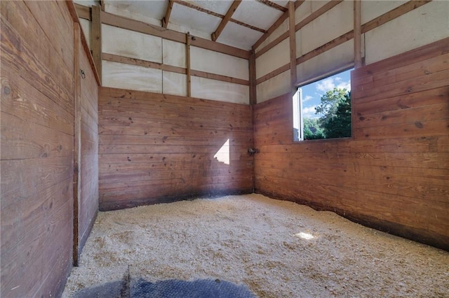 view of horse barn