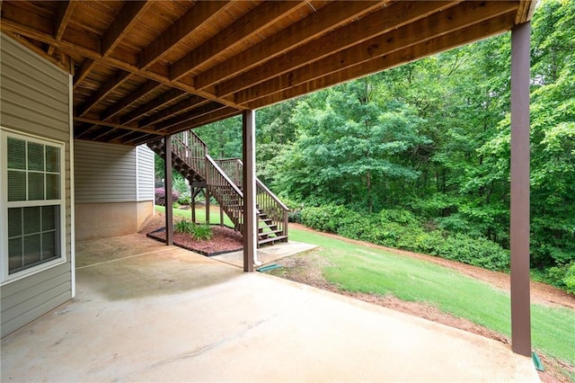 223 Oak Grove Dr, Dallas, GA 30157 - view of patio featuring stairs