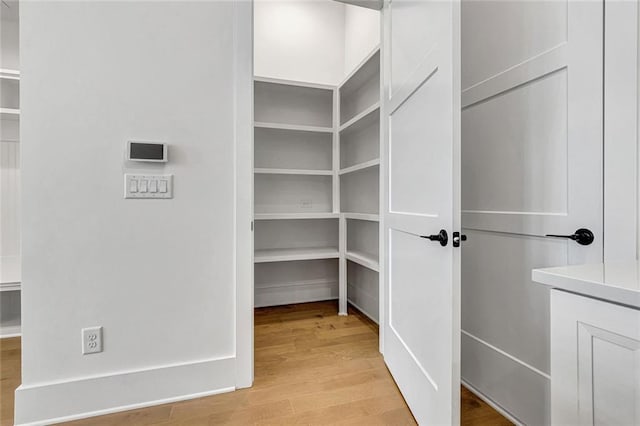 view of storage area