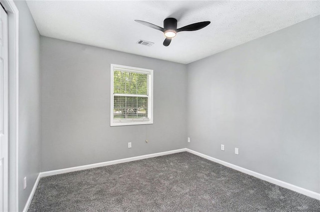 2722 Spring Side Ct, Douglasville, GA 30135 - carpeted spare room with a ceiling fan, baseboards, and a textured ceiling