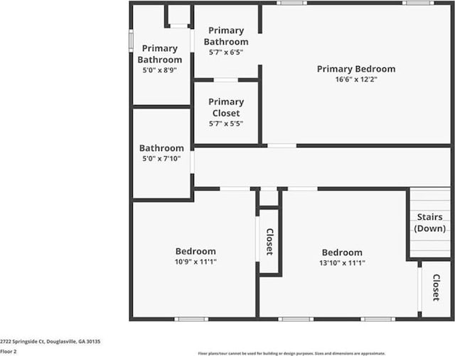2722 Spring Side Ct, Douglasville, GA 30135 - property floor plan