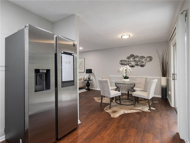 3149 Buford Hwy Unit 3, Brookhaven, GA 30329 - dining room featuring wood finished floors and baseboards