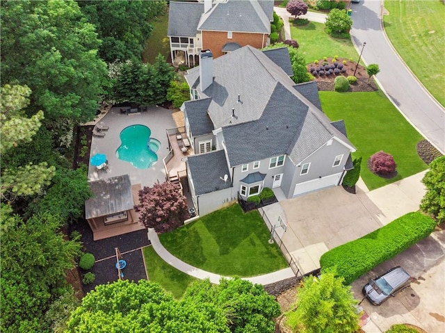 drone / aerial view