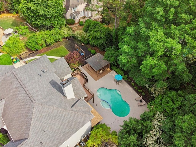drone / aerial view