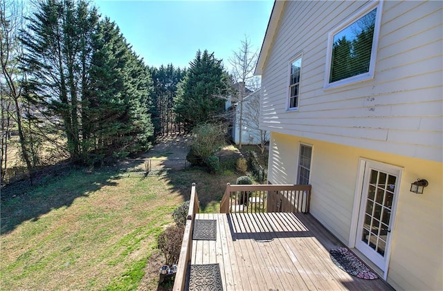 108 Arbor Hills Trl, Talking Rock, GA 30175 - deck with a yard