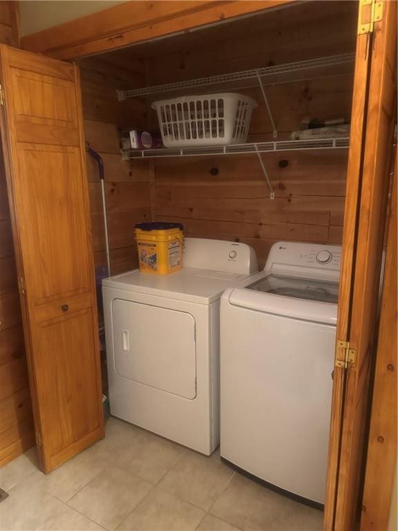 105 Ranch Mountain Ct, Dahlonega, GA 30533 - laundry area featuring separate washer and dryer and light tile patterned floors