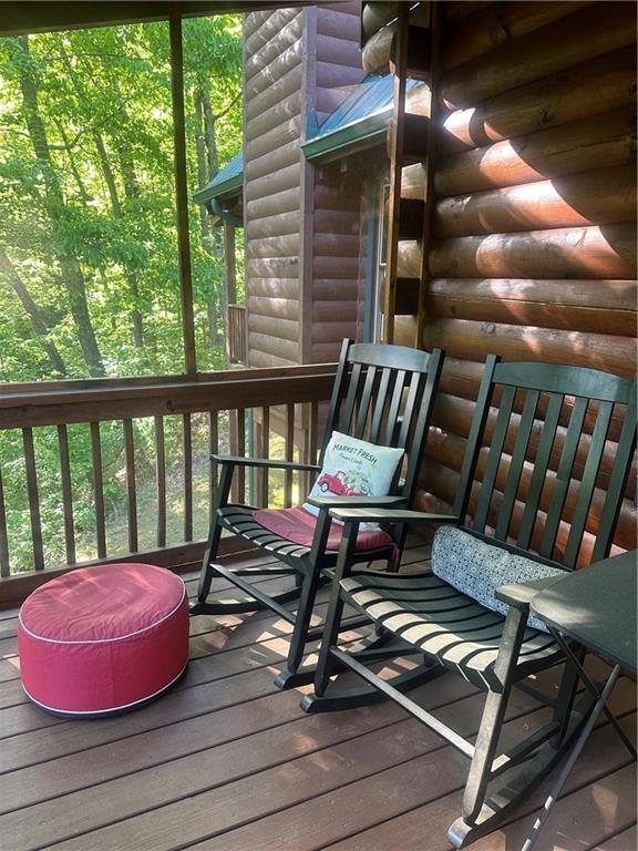 105 Ranch Mountain Ct, Dahlonega, GA 30533 - view of deck