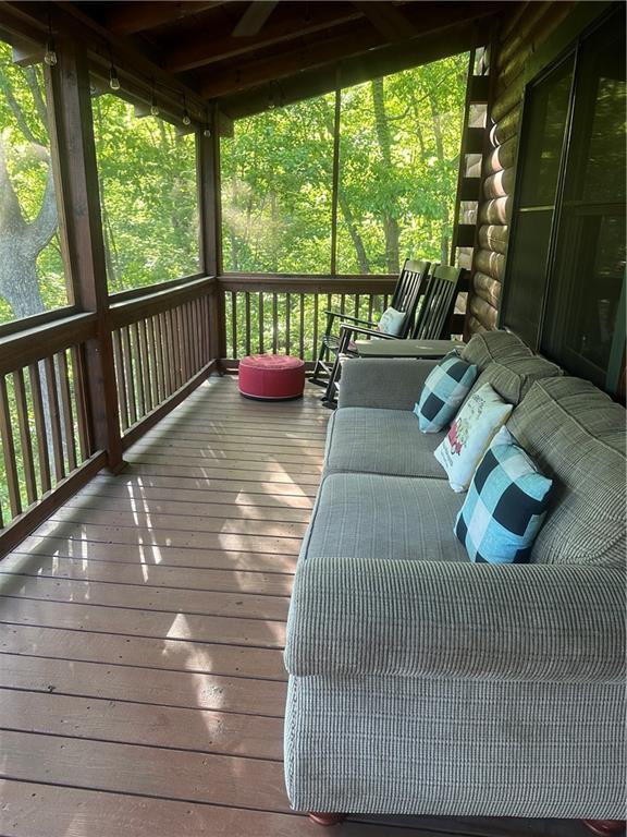 105 Ranch Mountain Ct, Dahlonega, GA 30533 - view of deck