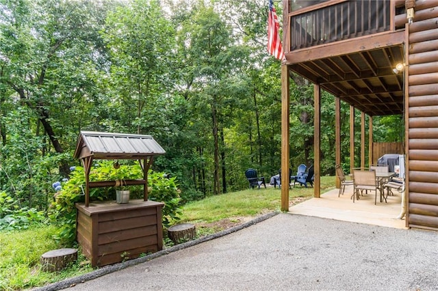 105 Ranch Mountain Ct, Dahlonega, GA 30533 - view of patio / terrace with outdoor dining area