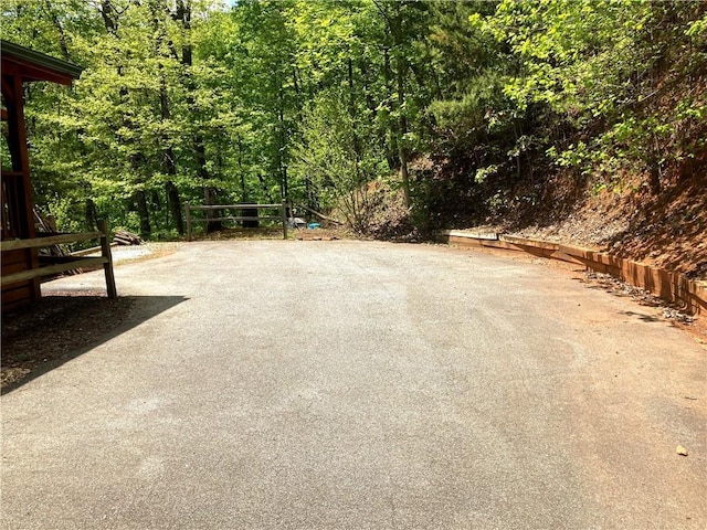 105 Ranch Mountain Ct, Dahlonega, GA 30533 - view of patio featuring a view of trees