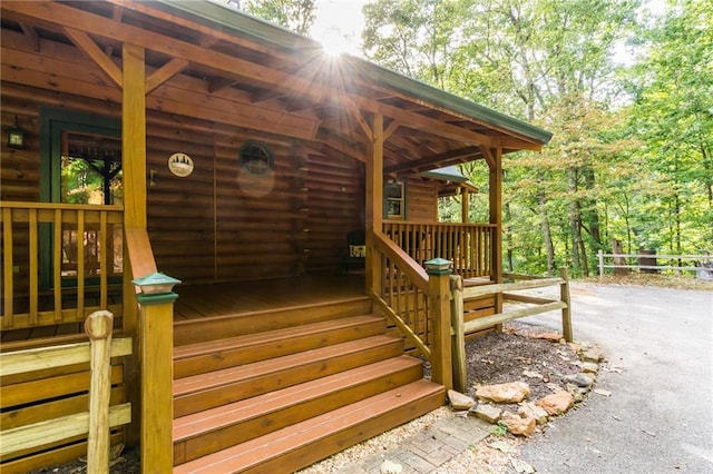 105 Ranch Mountain Ct, Dahlonega, GA 30533 - view of wooden deck