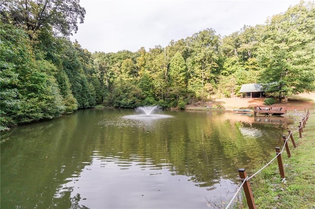 105 Ranch Mountain Ct, Dahlonega, GA 30533 - water view featuring a forest