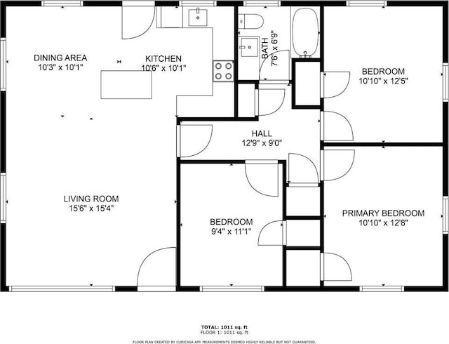2502 Tupelo St SE, Atlanta, GA 30317 - floor plan / room layout