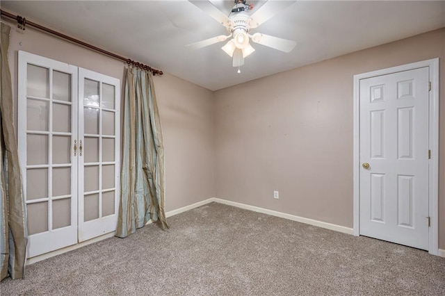 6065 Standard View Dr, Duluth, GA 30097 - carpeted empty room featuring a ceiling fan and baseboards