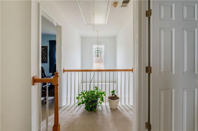 corridor with carpet
