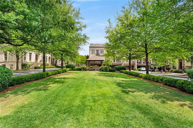 1012 E Paces Chase, Atlanta, GA 30326 - view of green lawn featuring a gazebo
