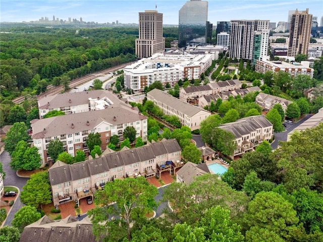 1012 E Paces Chase, Atlanta, GA 30326 - bird's eye view of city skyline