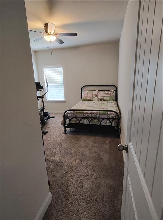 13 Mulberry Way, Cartersville, GA 30120 - bedroom with carpet flooring, baseboards, and a ceiling fan