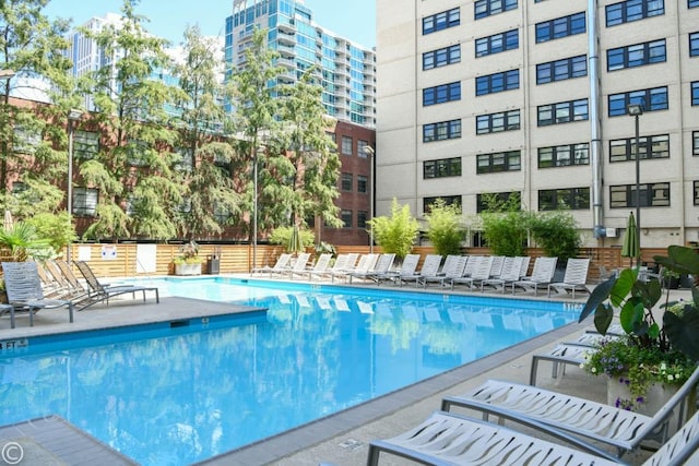 view of swimming pool