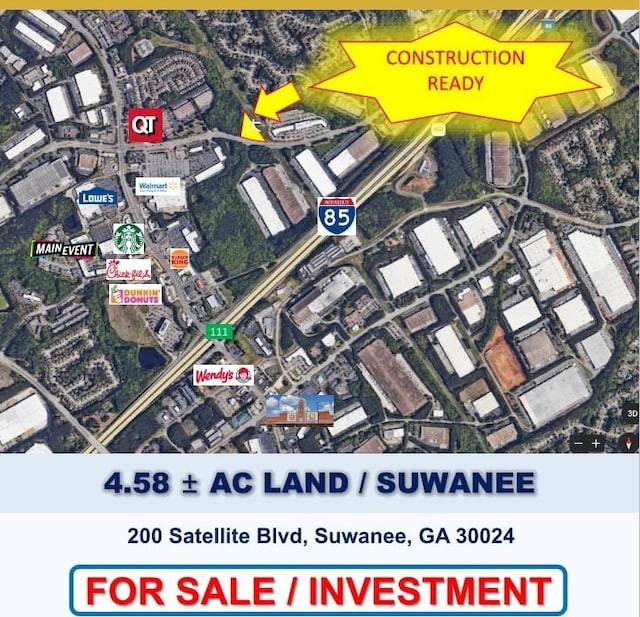 200 Satellite Blvd NE, Suwanee GA, 30024 land for sale