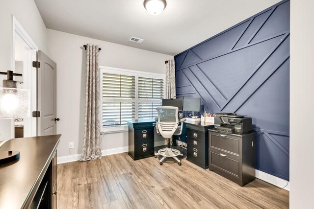 2980 Beards Rd, Buford, GA 30518 - office with light wood finished floors and baseboards