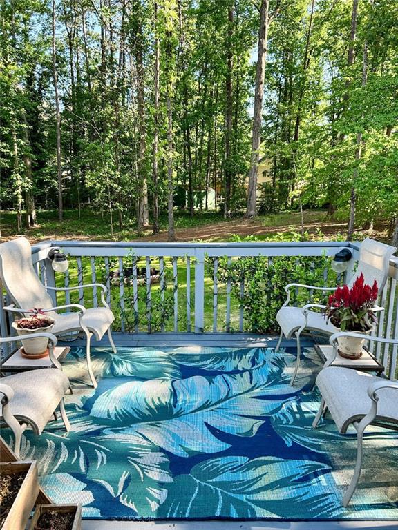 3809 Autumn View Ln NW, Acworth, GA 30101 - view of wooden terrace