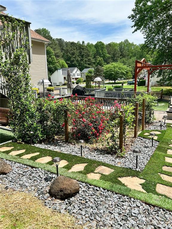 3809 Autumn View Ln NW, Acworth, GA 30101 - view of yard