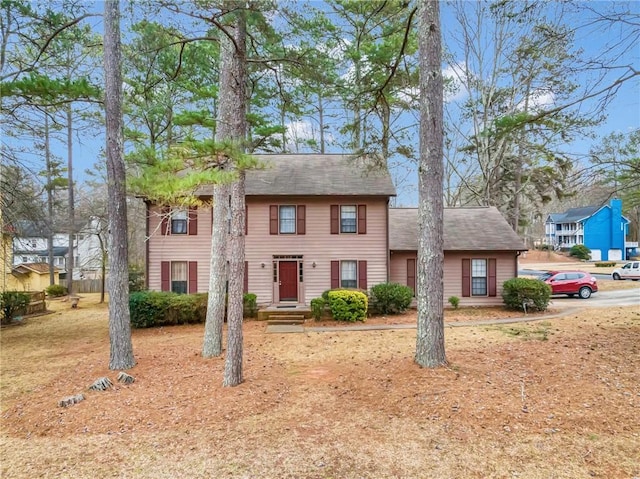 view of colonial-style house