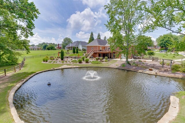 2623 Lindsey Grace Ln, Buford, GA 30519 - water view with stairway