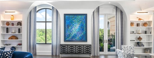 3286 Northside Pkwy NW Unit Ph2, Atlanta, GA 30327 - entryway with wood finished floors and french doors