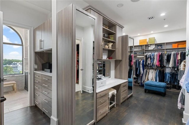 3286 Northside Pkwy NW Unit Ph2, Atlanta, GA 30327 - walk in closet featuring dark wood-type flooring
