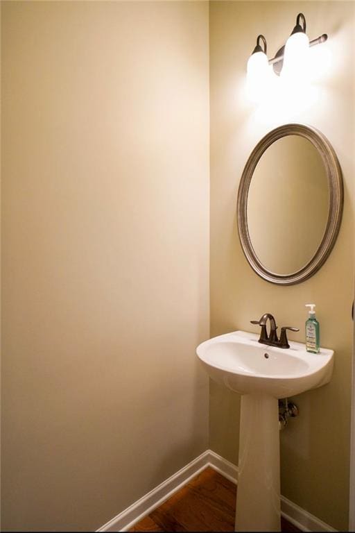 1668 Sabastian Pt NE, Atlanta, GA 30329 - bathroom with wood finished floors and baseboards