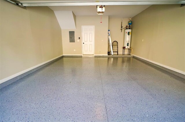 1668 Sabastian Pt NE, Atlanta, GA 30329 - garage with electric panel, water heater, and a garage door opener